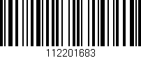 Código de barras (EAN, GTIN, SKU, ISBN): '112201683'