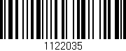 Código de barras (EAN, GTIN, SKU, ISBN): '1122035'