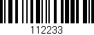 Código de barras (EAN, GTIN, SKU, ISBN): '112233'