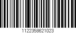 Código de barras (EAN, GTIN, SKU, ISBN): '1122358621023'