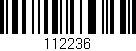Código de barras (EAN, GTIN, SKU, ISBN): '112236'
