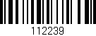 Código de barras (EAN, GTIN, SKU, ISBN): '112239'