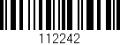Código de barras (EAN, GTIN, SKU, ISBN): '112242'