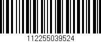 Código de barras (EAN, GTIN, SKU, ISBN): '112255039524'