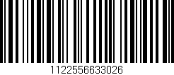 Código de barras (EAN, GTIN, SKU, ISBN): '1122556633026'