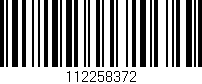 Código de barras (EAN, GTIN, SKU, ISBN): '112258372'