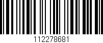 Código de barras (EAN, GTIN, SKU, ISBN): '112278681'