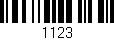 Código de barras (EAN, GTIN, SKU, ISBN): '1123'