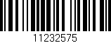 Código de barras (EAN, GTIN, SKU, ISBN): '11232575'
