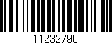 Código de barras (EAN, GTIN, SKU, ISBN): '11232790'