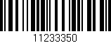 Código de barras (EAN, GTIN, SKU, ISBN): '11233350'