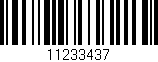 Código de barras (EAN, GTIN, SKU, ISBN): '11233437'