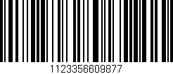 Código de barras (EAN, GTIN, SKU, ISBN): '1123356609877'