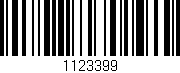 Código de barras (EAN, GTIN, SKU, ISBN): '1123399'