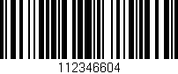 Código de barras (EAN, GTIN, SKU, ISBN): '112346604'