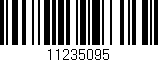 Código de barras (EAN, GTIN, SKU, ISBN): '11235095'