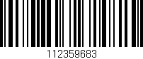 Código de barras (EAN, GTIN, SKU, ISBN): '112359683'