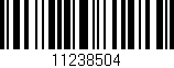 Código de barras (EAN, GTIN, SKU, ISBN): '11238504'