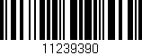 Código de barras (EAN, GTIN, SKU, ISBN): '11239390'