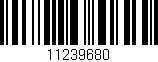 Código de barras (EAN, GTIN, SKU, ISBN): '11239680'