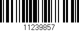 Código de barras (EAN, GTIN, SKU, ISBN): '11239857'