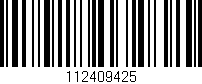 Código de barras (EAN, GTIN, SKU, ISBN): '112409425'
