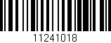 Código de barras (EAN, GTIN, SKU, ISBN): '11241018'