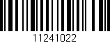 Código de barras (EAN, GTIN, SKU, ISBN): '11241022'