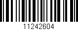 Código de barras (EAN, GTIN, SKU, ISBN): '11242604'