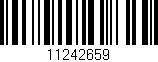 Código de barras (EAN, GTIN, SKU, ISBN): '11242659'