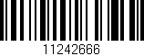 Código de barras (EAN, GTIN, SKU, ISBN): '11242666'