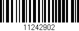 Código de barras (EAN, GTIN, SKU, ISBN): '11242902'