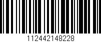 Código de barras (EAN, GTIN, SKU, ISBN): '112442148228'