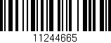 Código de barras (EAN, GTIN, SKU, ISBN): '11244665'