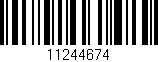 Código de barras (EAN, GTIN, SKU, ISBN): '11244674'