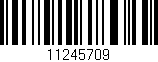 Código de barras (EAN, GTIN, SKU, ISBN): '11245709'