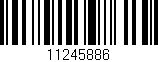 Código de barras (EAN, GTIN, SKU, ISBN): '11245886'