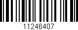 Código de barras (EAN, GTIN, SKU, ISBN): '11246407'