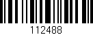 Código de barras (EAN, GTIN, SKU, ISBN): '112488'