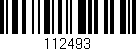 Código de barras (EAN, GTIN, SKU, ISBN): '112493'