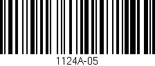 Código de barras (EAN, GTIN, SKU, ISBN): '1124A-05'
