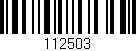 Código de barras (EAN, GTIN, SKU, ISBN): '112503'