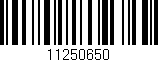 Código de barras (EAN, GTIN, SKU, ISBN): '11250650'