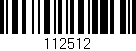 Código de barras (EAN, GTIN, SKU, ISBN): '112512'