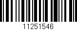 Código de barras (EAN, GTIN, SKU, ISBN): '11251546'
