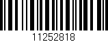 Código de barras (EAN, GTIN, SKU, ISBN): '11252818'
