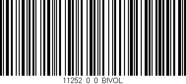 Código de barras (EAN, GTIN, SKU, ISBN): '11252_0_0_BIVOL'