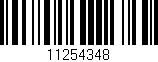 Código de barras (EAN, GTIN, SKU, ISBN): '11254348'