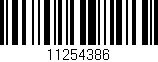 Código de barras (EAN, GTIN, SKU, ISBN): '11254386'