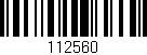 Código de barras (EAN, GTIN, SKU, ISBN): '112560'